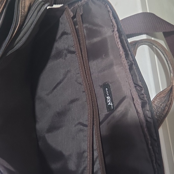 Black Rivett Brown Leather Laptop Bag. - Picture 12 of 12